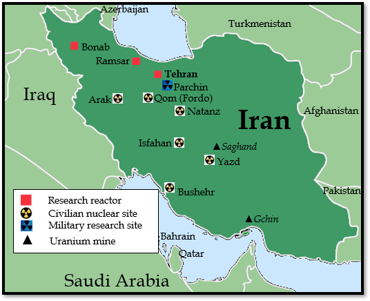 Iran Nuclear Sites 2021 